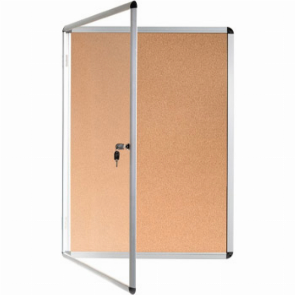 Imagem adicional do produto VITRINE 674X500MM ALUMINIO DE PAREDE FUNDO CORTIÇA