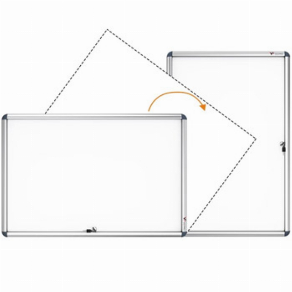 Imagem adicional do produto VITRINE 720X674MM DE INTERIOR OVAL FUNDO MAGNÉTICO