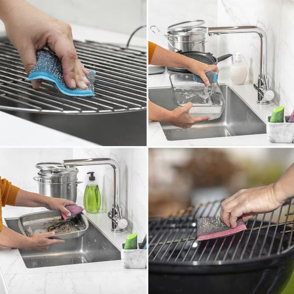 Imagem adicional do produto ESFREGÃO INOX POWER COLORS 2UN