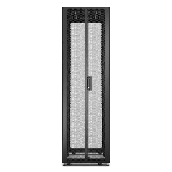 APC EASY RACK 600MM/42U/1000MM WITH ROOF SIDE PANEL CASTORS FEET AND 4 ...