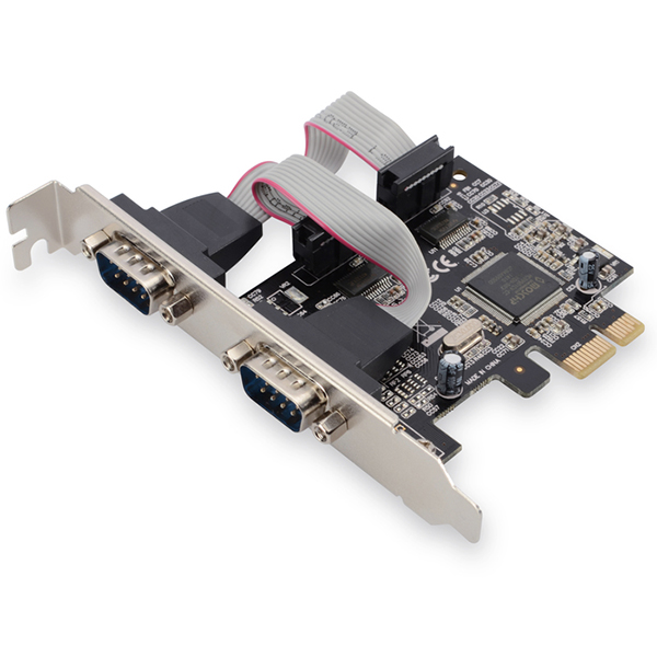 ADAPTADOR DIGITUS PCIE CARD 2XSERIAL INTERFACE (LOW PROFILE BRACKET ...