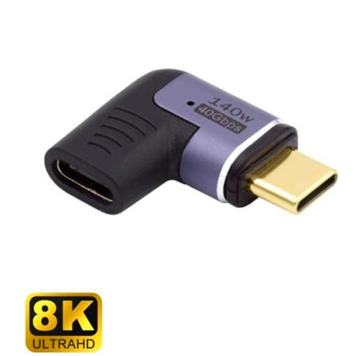 Adattatore Magnetico USB-C A 90° Ewent – USB4, 40 Gbps, 140W PD, 8K@60Hz, Compatibile Con MacBook, IPhone, Switch E Tablet - 3