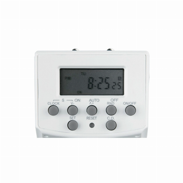 Imagem adicional do produto TOMADA TEMPORIZADOR DIGITAL SEMANAL 250V BRANCO